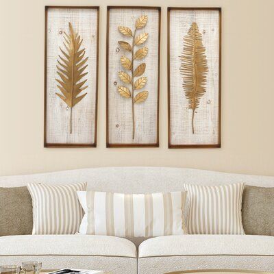 Mid-Century Diamond Grid Wall Decor – Brushed Gold