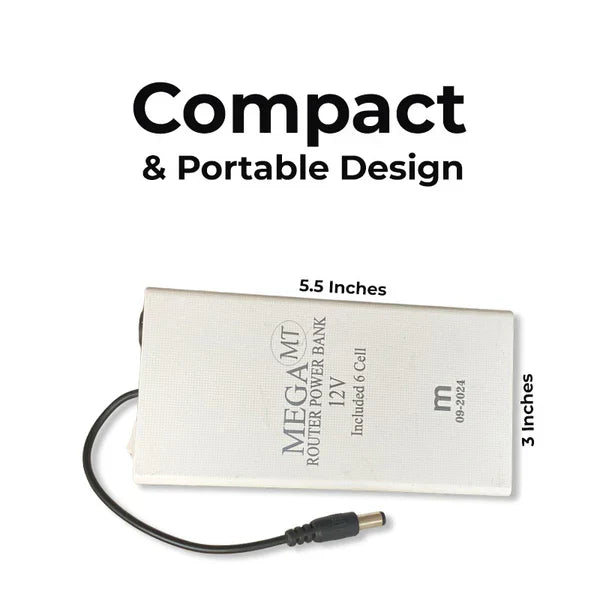 12W WiFi Router Power Bank – Stay Connected Anywhere