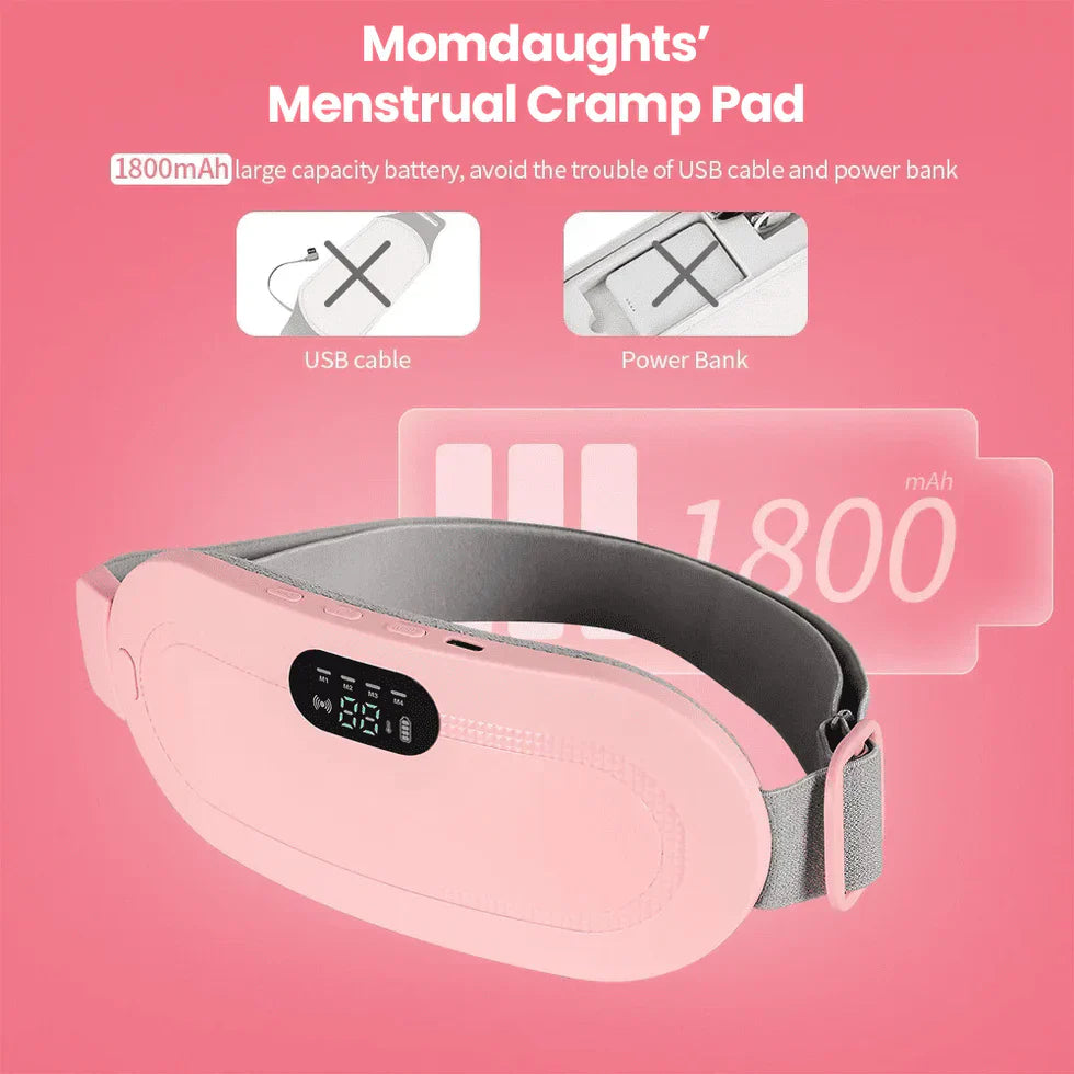 Adjustable Heating & Massage Belt for Menstrual Pain Relief