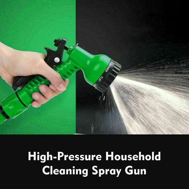Expandable Magic Garden Hose Pipe with Spray Gun – Flexible, Leak-Proof, Multiple Spray