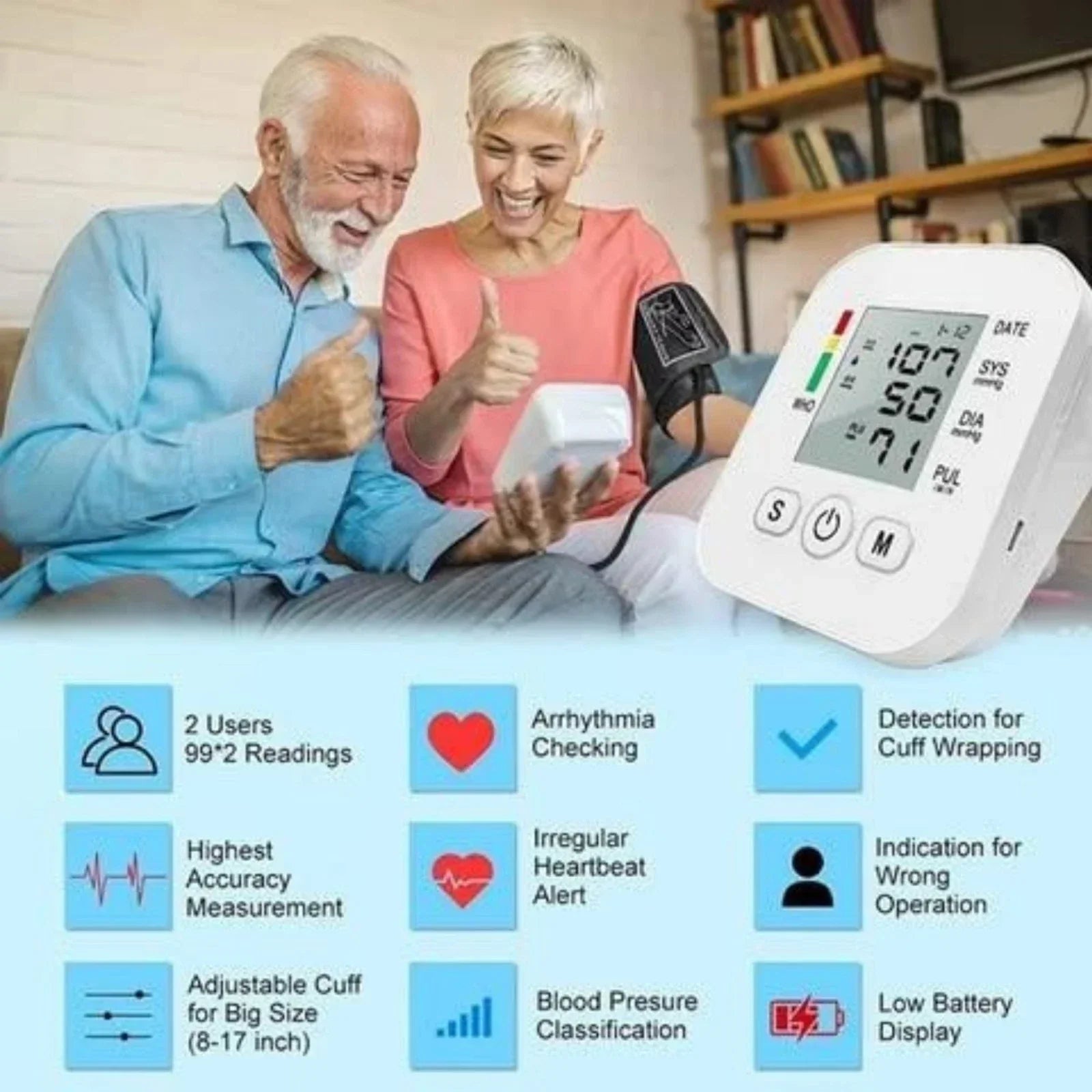 (Free Home Delivery) Automatic Digital monitor Bp Machine